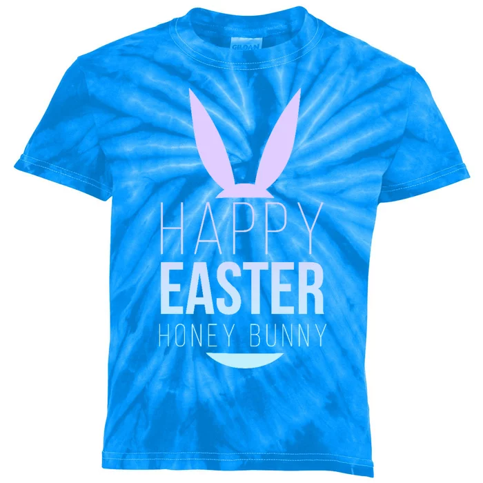 Happy Easter Honey Bunny Kids Tie-Dye T-Shirt