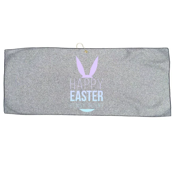 Happy Easter Honey Bunny Large Microfiber Waffle Golf Towel