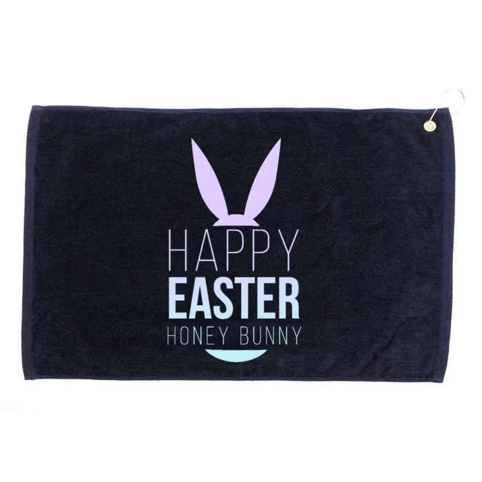 Happy Easter Honey Bunny Grommeted Golf Towel