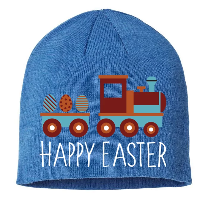 Happy Easter Train 8 1/2in Sustainable Knit Beanie