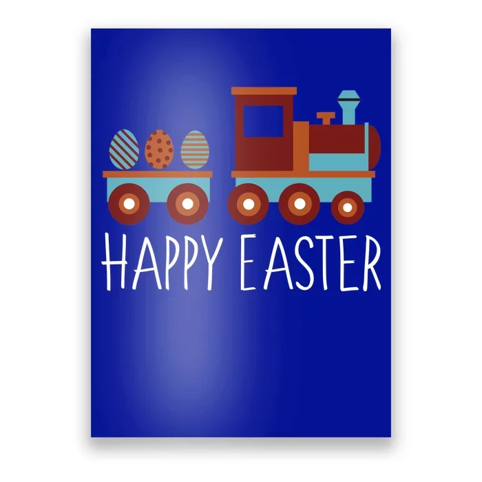 Happy Easter Train Poster