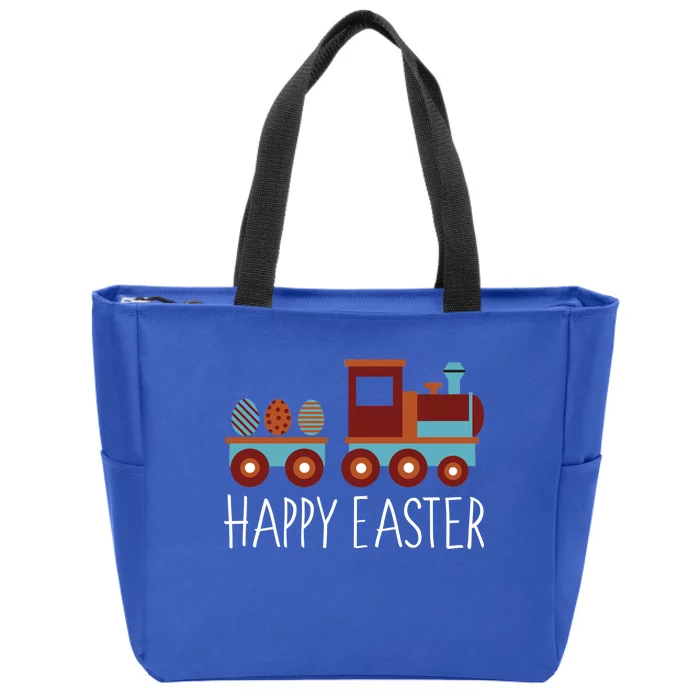 Happy Easter Train Zip Tote Bag