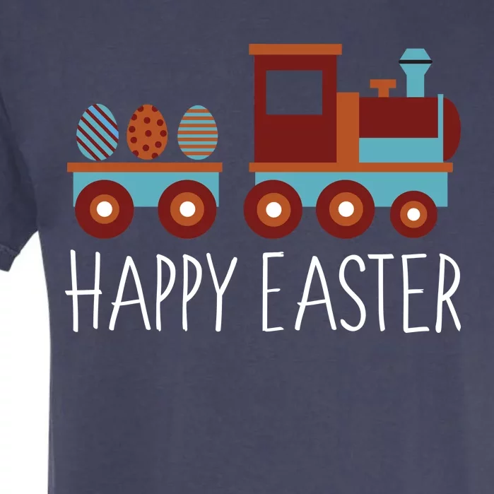 Happy Easter Train Garment-Dyed Heavyweight T-Shirt