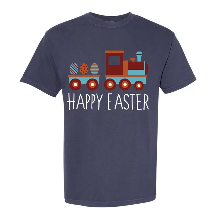 Happy Easter Train Garment-Dyed Heavyweight T-Shirt