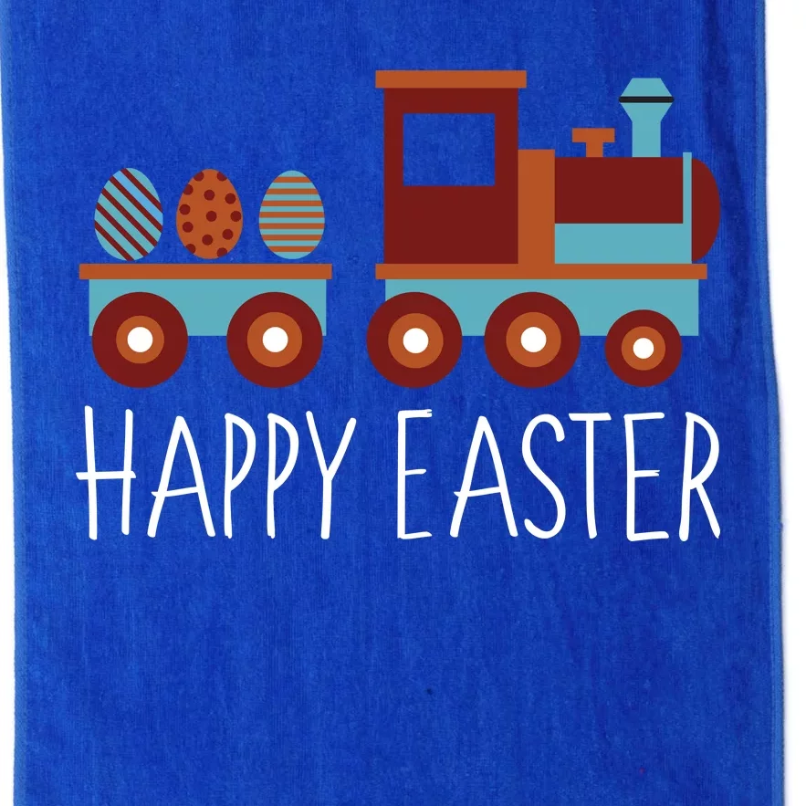 Happy Easter Train Platinum Collection Golf Towel