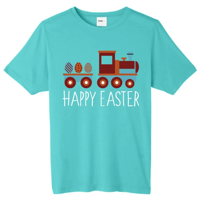 Happy Easter Train ChromaSoft Performance T-Shirt