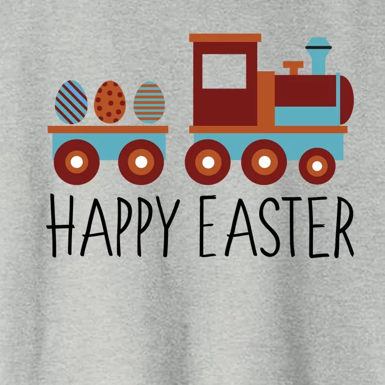 Happy Easter Train Women's Crop Top Tee