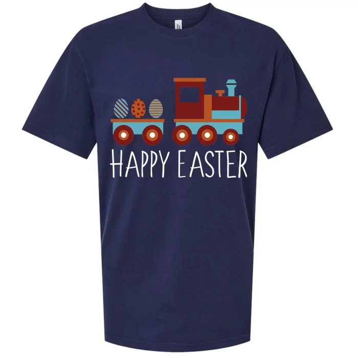 Happy Easter Train Sueded Cloud Jersey T-Shirt