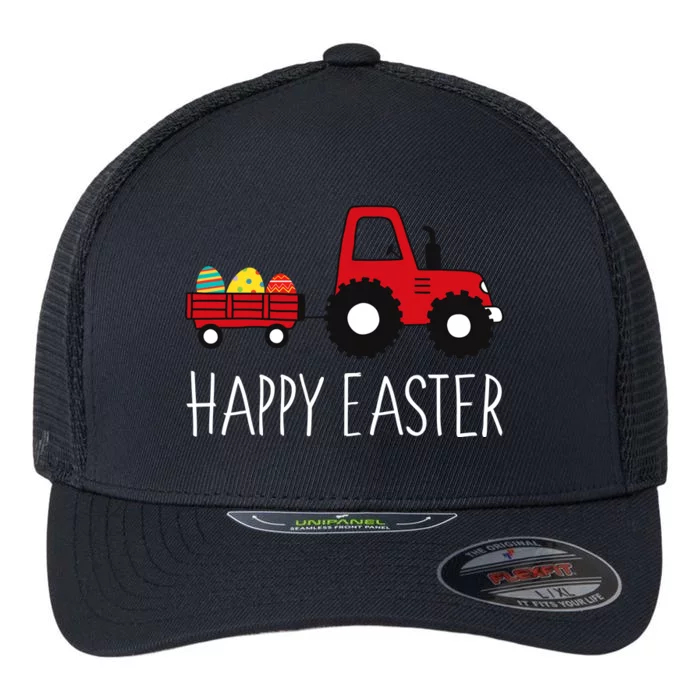 Happy Easter Truck Flexfit Unipanel Trucker Cap