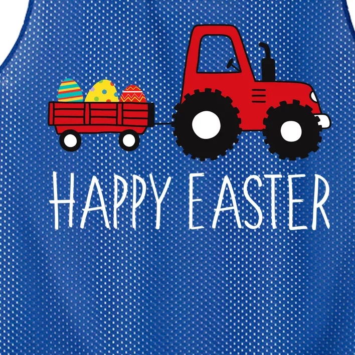 Happy Easter Truck Mesh Reversible Basketball Jersey Tank