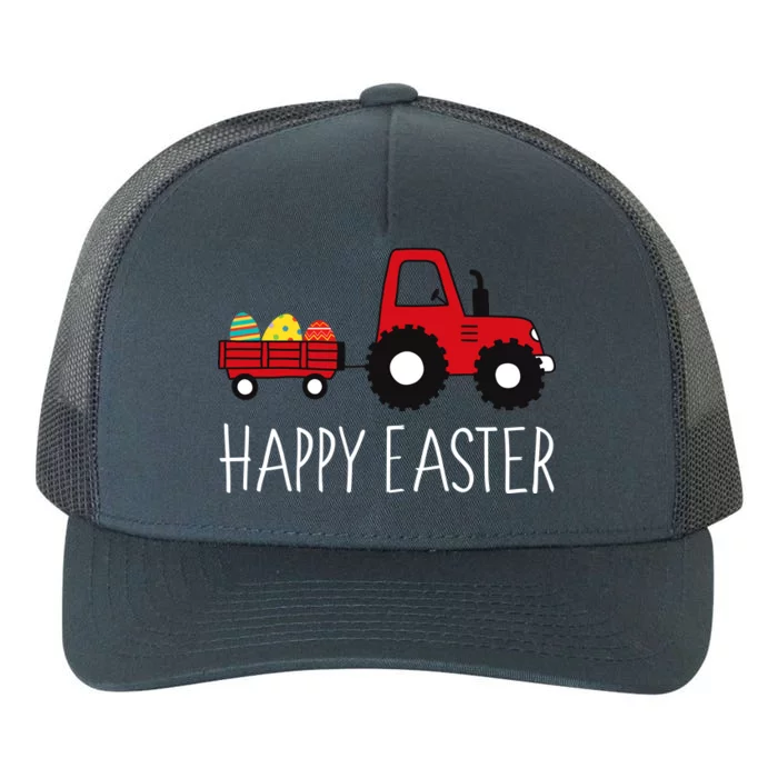 Happy Easter Truck Yupoong Adult 5-Panel Trucker Hat