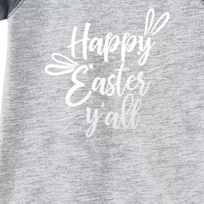 Happy Easter Y'all Bunny Ears Infant Baby Jersey Bodysuit