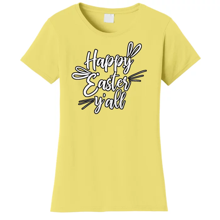 Happy Easter Y'all Bunny Ears Women's T-Shirt