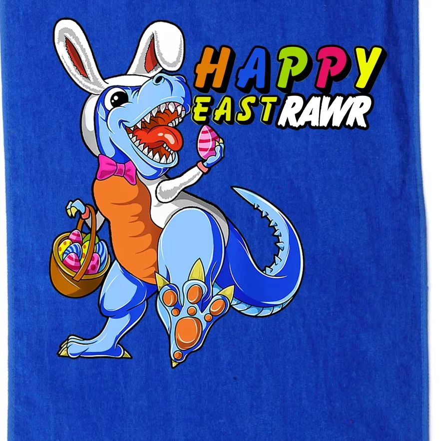 Happy EastRawar T-Rex Dino Easter Eggs Platinum Collection Golf Towel