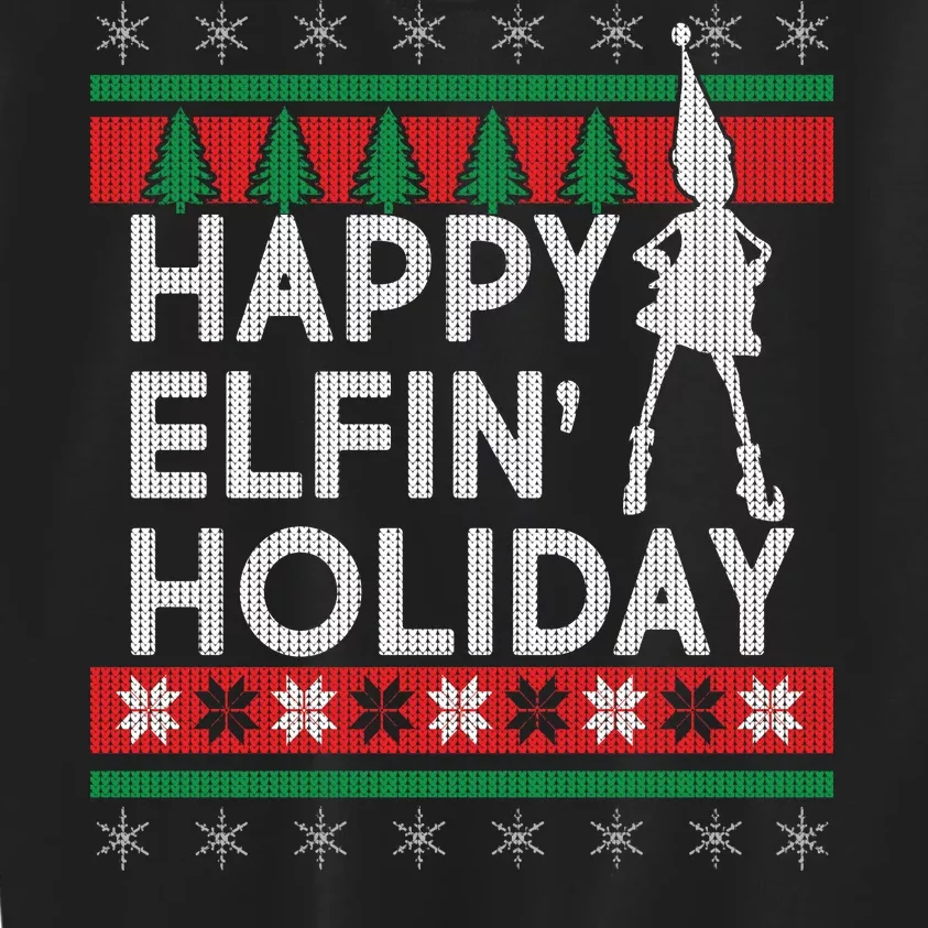 Happy elfin cheap holiday sweater