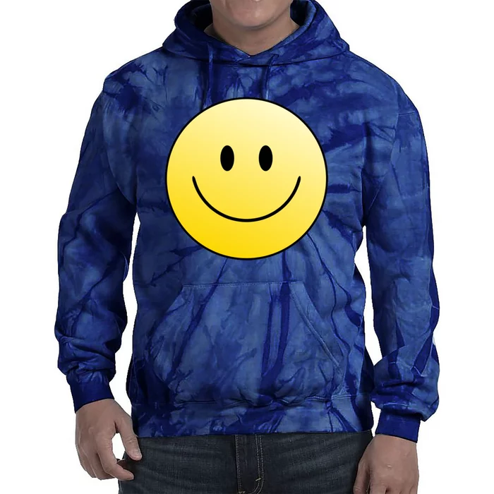 Happy Face Circle Tie Dye Hoodie