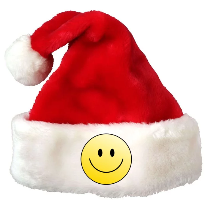 Happy Face Circle Premium Christmas Santa Hat