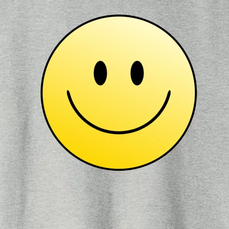 Happy Face Circle Women's Crop Top Tee