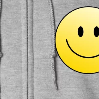 Happy Face Circle Full Zip Hoodie