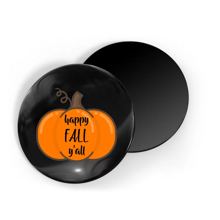 Happy Fall Y'all Pumpkin Magnet