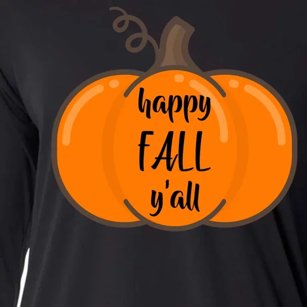 Happy Fall Y'all Pumpkin Cooling Performance Long Sleeve Crew