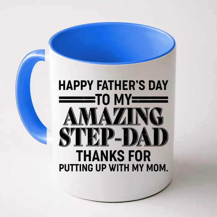 Dad Coffee Mugs  Happy Father's Day Step Dad Coffee Mug - Step