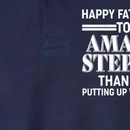 Happy Father's Day Amazing Step Dad Softstyle Adult Sport Polo