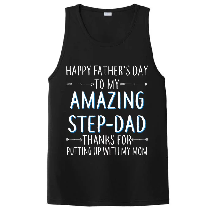 Happy Father's Day To My Amazing Step-Dad Performance Tank