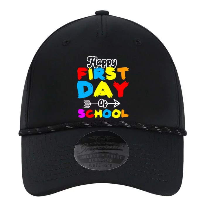 Happy First Day Of School Funny Back To School Performance The Dyno Cap