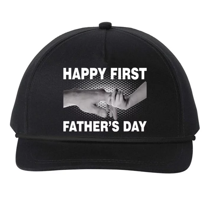 Happy First Father's Day Snapback Five-Panel Rope Hat