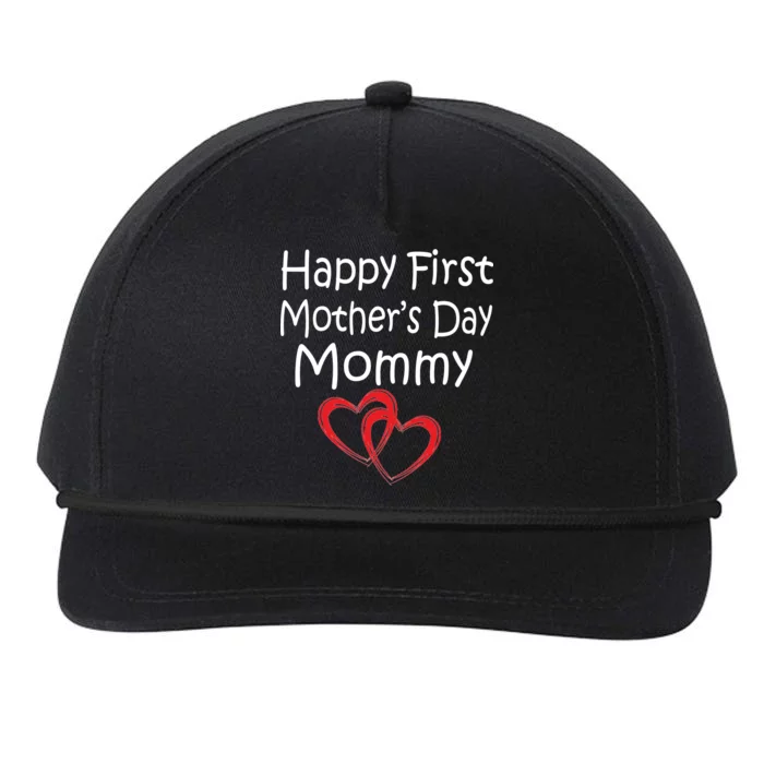 Happy First Mother's Day Mommy Snapback Five-Panel Rope Hat