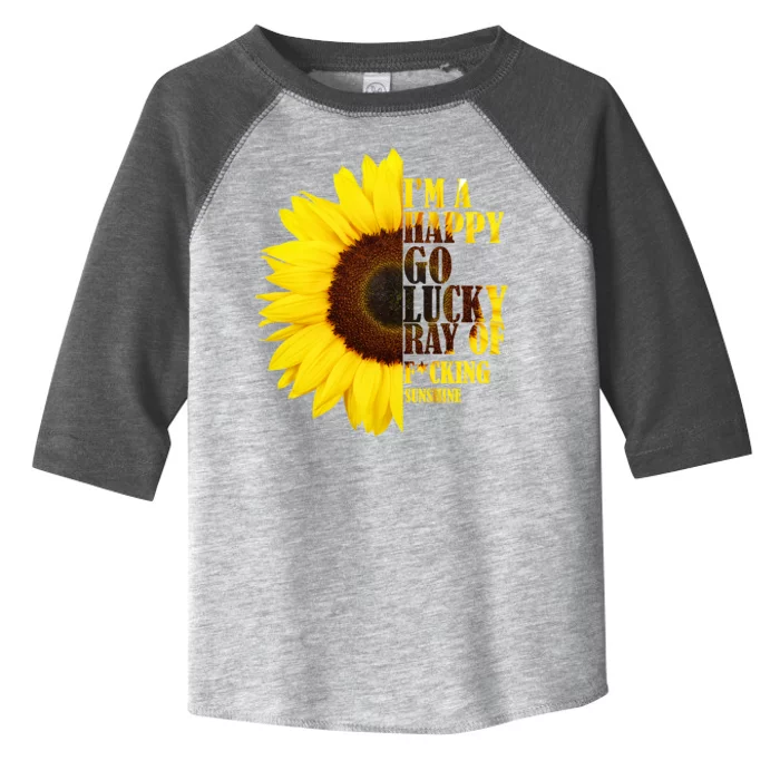 Happy Go Lucky Ray Of Sunshine Toddler Fine Jersey T-Shirt