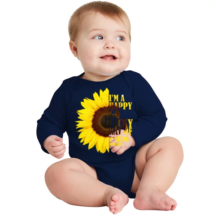 Happy Go Lucky Ray Of Sunshine Baby Long Sleeve Bodysuit