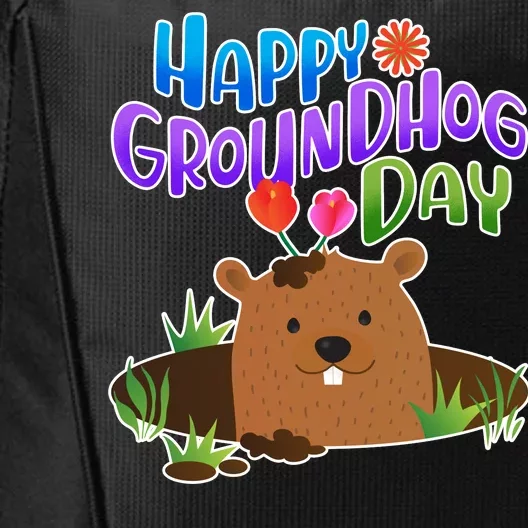 Happy Groundhog Day City Backpack