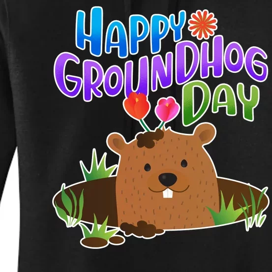 Happy Groundhog Day Women's Pullover Hoodie