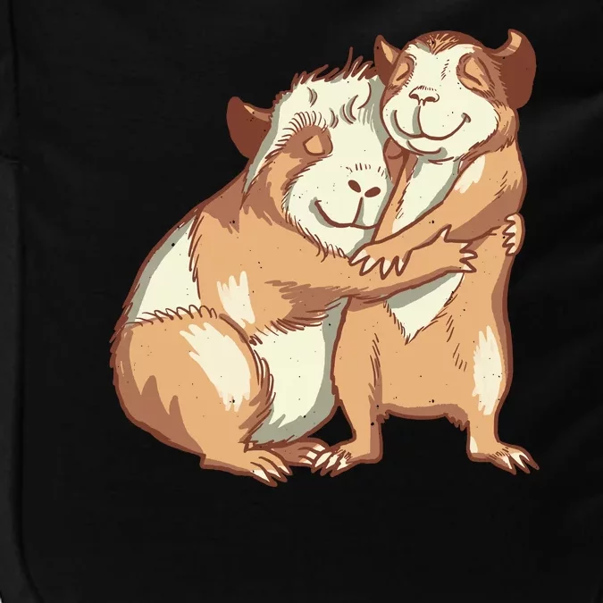 Happy Guinea Pigs Hugging Impact Tech Backpack