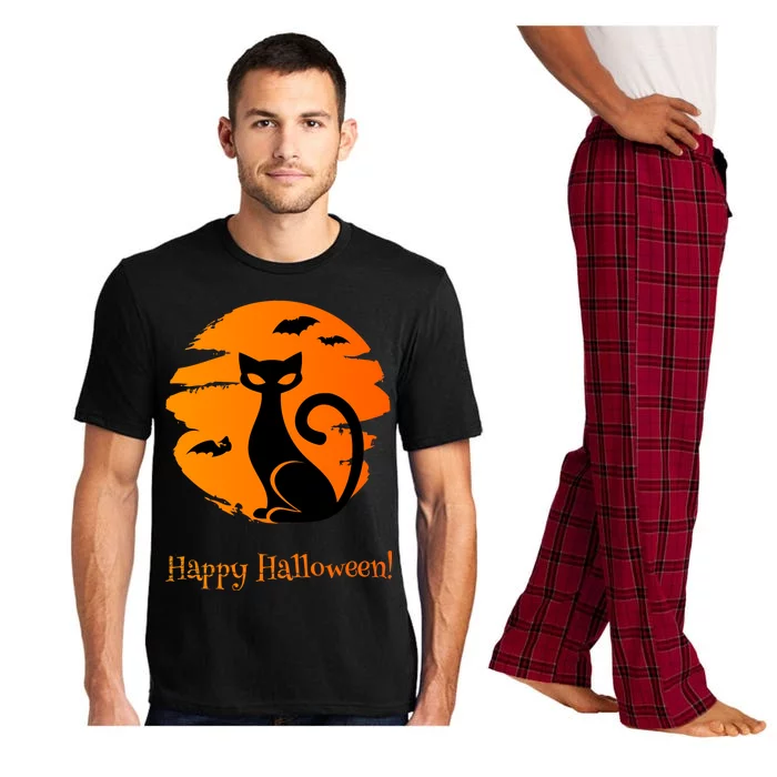 Happy Halloween Cat Pajama Set