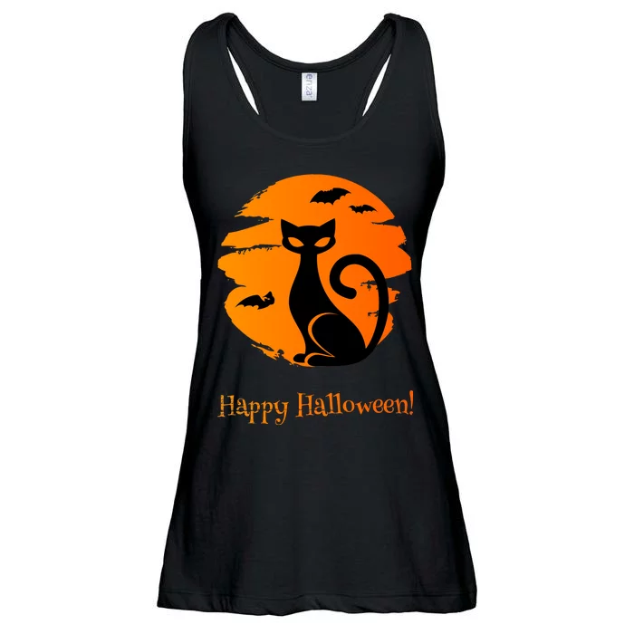 Happy Halloween Cat Ladies Essential Flowy Tank