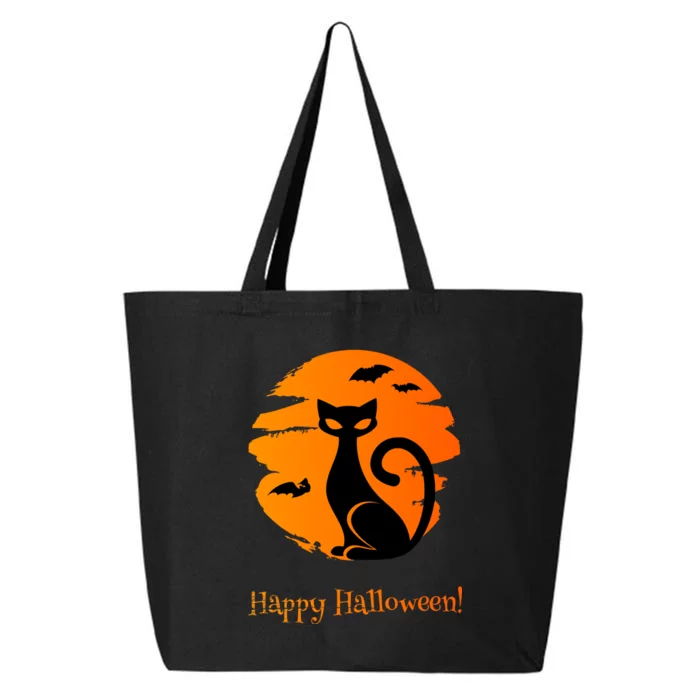 Happy Halloween Cat 25L Jumbo Tote