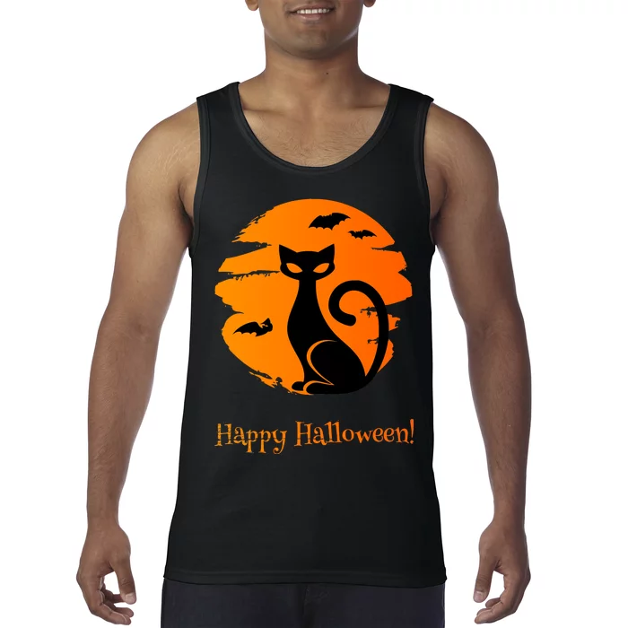 Happy Halloween Cat Tank Top