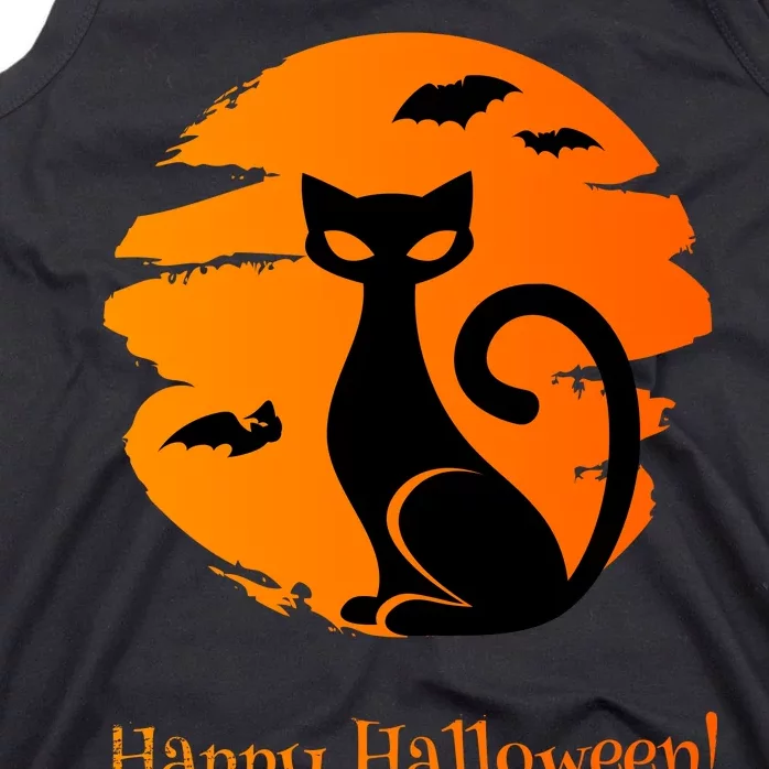 Happy Halloween Cat Tank Top