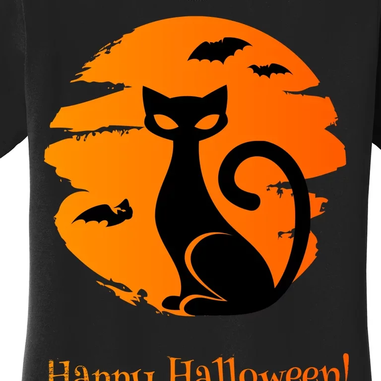 Happy Halloween Cat Women's T-Shirt