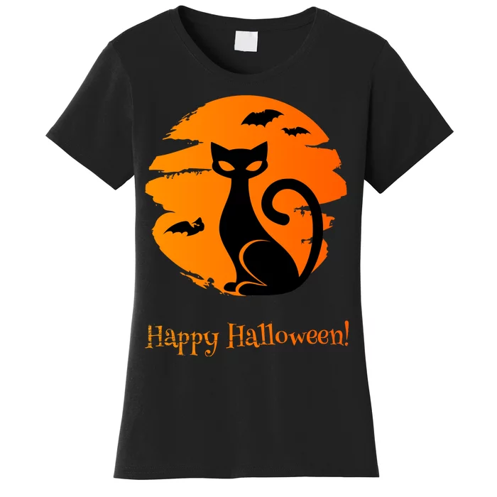 Happy Halloween Cat Women's T-Shirt