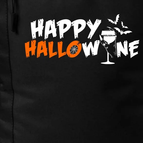 Happy Hallowine Funny Halloween Daily Commute Backpack