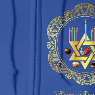 Happy Hanukkah Full Zip Hoodie