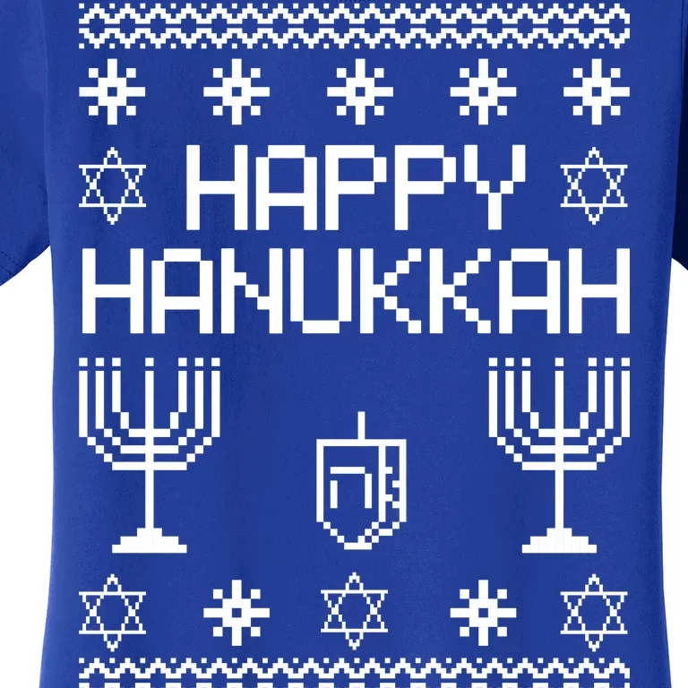 Happy Hanukkah Ugly Women's T-Shirt