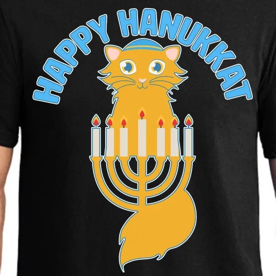 Happy Hanukkat Hanukkah Jewish Cat Pajama Set