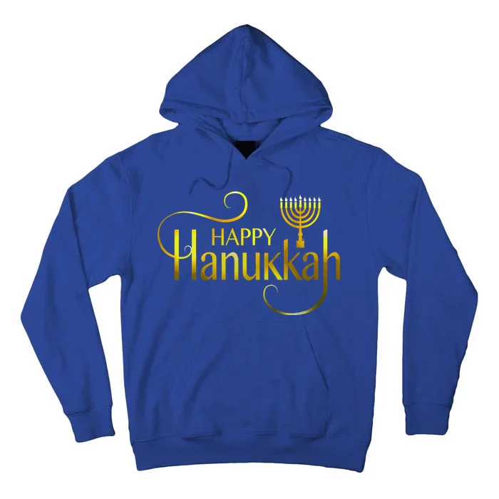 Happy Haunkkah Menorah Logo Tall Hoodie