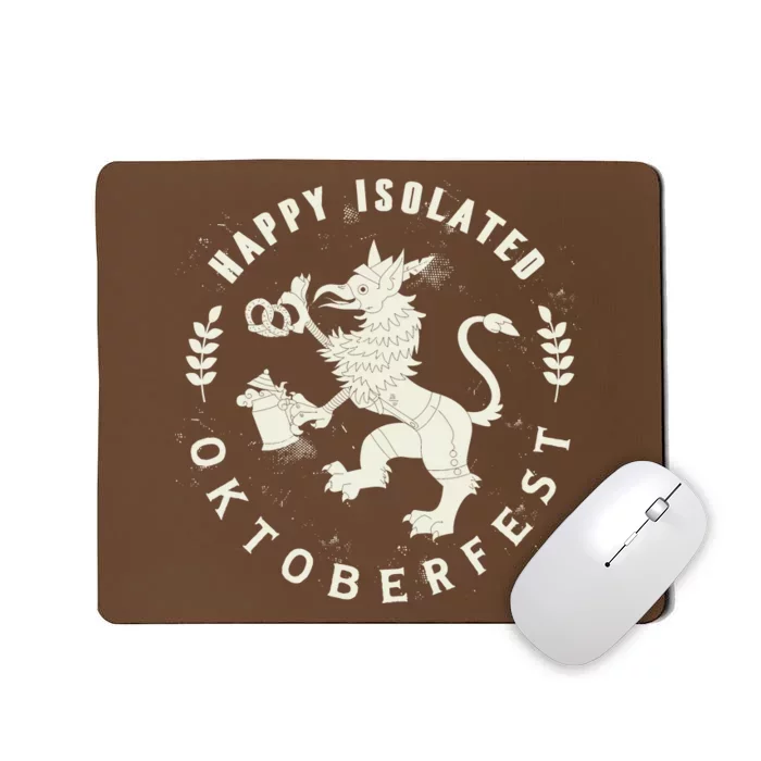 Happy Isolated Oktoberfest Mousepad