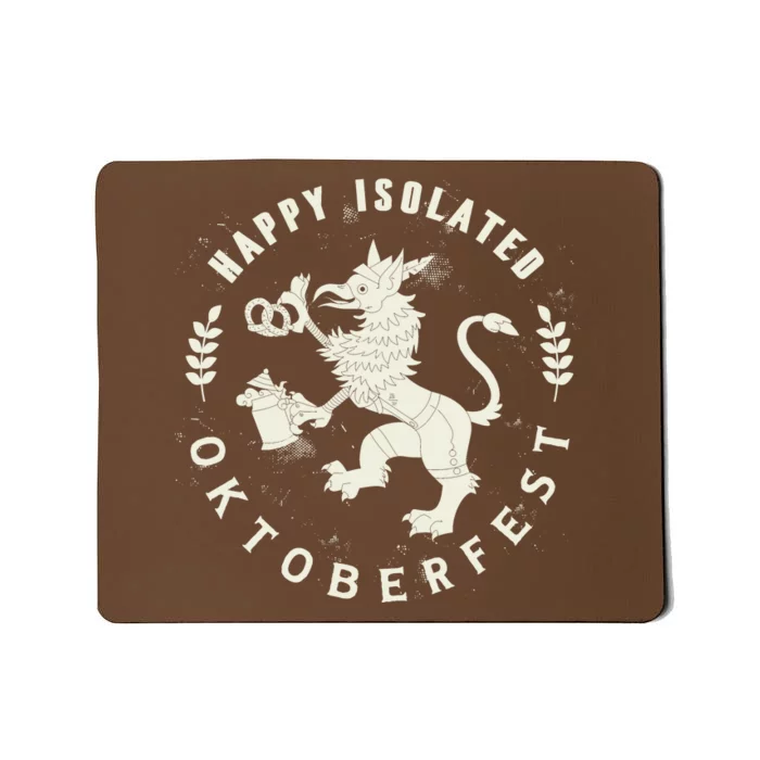 Happy Isolated Oktoberfest Mousepad